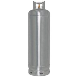 Flame King 100lb Empty Galvanized Propane Tank LP Cylinder with POL Valve