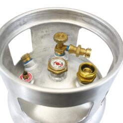 Flame King 33.5lb Aluminum Forklift Propane Tank Cylinder with Gauge