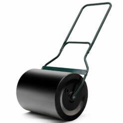 ANGELES HOME 20 in. W x 50 in. L Water and Sand Filled Steel Lawn Roller
