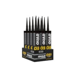 OSI QUAD Max 9.5 fl. oz. Black #003 Exterior, Window, Door, and Siding Caulk Sealant (12-pack)