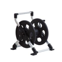 LIBERTY GARDEN 150 ft. Explorer Aluminum Floor or Wall Mount Garden Hose Reel