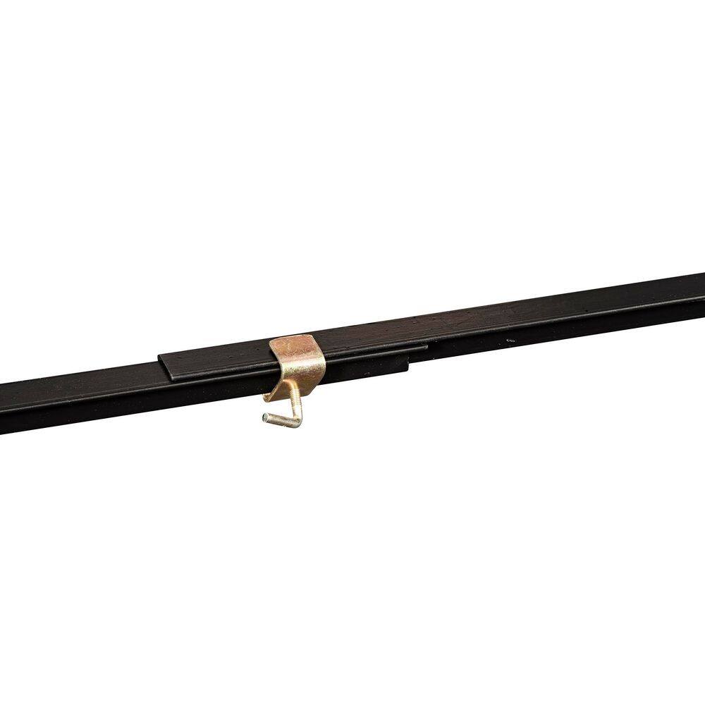 Hollywood Bed Frame Black Adjustable Bedframe Headboard Footboard Hook on Bed Rails