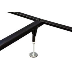 Hollywood Bed Frame Black Adjustable Bedframe Headboard Footboard Hook on Bed Rails
