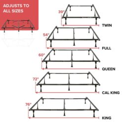 Hollywood Bed Frame Adjustable Metal Bed Frame