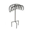 LIBERTY GARDEN 125 ft. Black Steel Decorative Hose Stand Garden Hose Reel
