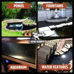Liquid Rubber NeoPond Waterproof Pond Sealant, Black, 5 Gal.