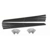 ProFlex 48 ft. x 0.18 in. x 4 in. Black Aluminum Edging Kit