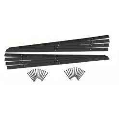 ProFlex 48 ft. x 0.18 in. x 4 in. Black Aluminum Edging Kit