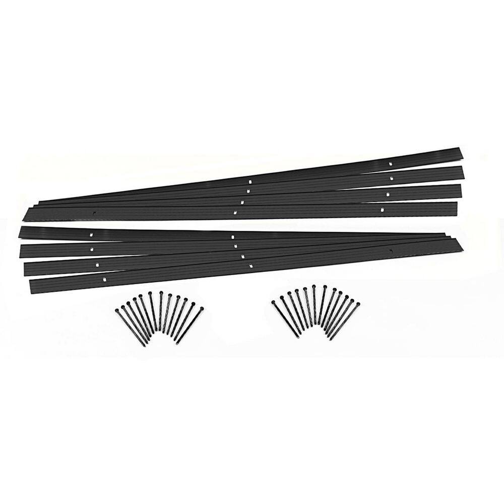 ProFlex 48 ft. x 0.18 in. x 4 in. Black Aluminum Edging Kit