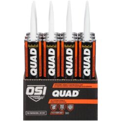 OSI QUAD Advanced 10 fl. oz. Blue #827 Exterior, Window, Door, and Siding Caulk Sealant (12-pack)