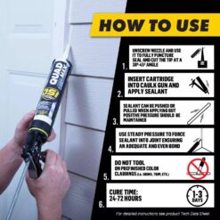 OSI QUAD Max 9.5 fl. oz. Blue #861 Exterior, Window, Door, and Siding Caulk Sealant (12-pack)