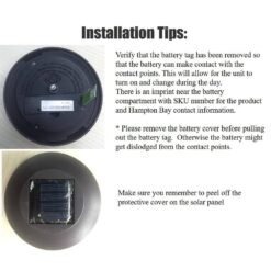 Hampton Bay Duncan 10 Lumen Bronze LED Weather Resistant Outdoor Solar Path Light with Plastic Lens (12-Pack)