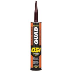 OSI QUAD Advanced 10 oz. Brown #253 Exterior, Window, Door, and Siding Caulk Sealant (12-pack)