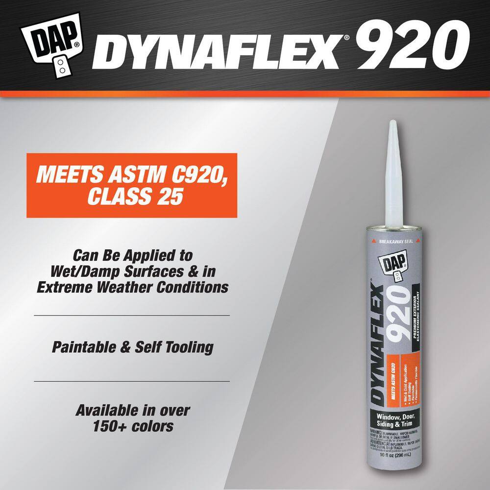 DAP Dynaflex 920 10.1 oz. Brown BR140 Window, Door and Siding Premium Exterior Sealant (12-Pack)