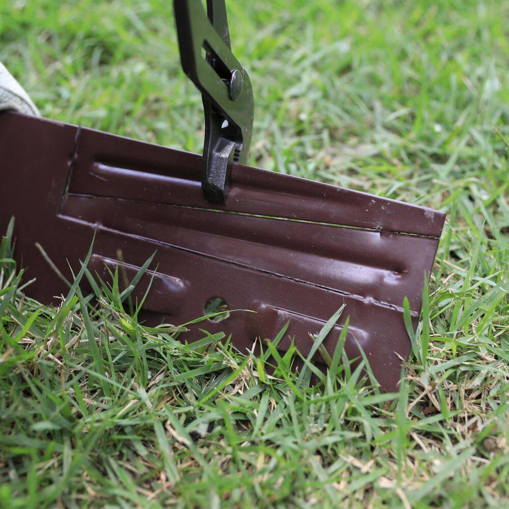 Colmet 8 ft. x 4 in. 14-Gauge Brown Steel Landscape Edging (5-Pack)