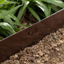 Colmet 8 ft. x 4 in. 14-Gauge Brown Steel Landscape Edging (5-Pack)