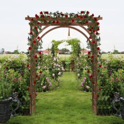 Karl home 85 in. x 63 in. Granden Wooden Arbor