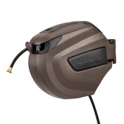 LIBERTY GARDEN 100 ft. Bronze Resin Retractable Wall Mounted Garden Hose Reel