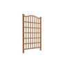 VITA 54"L x 96"H Concord Embossed Vinyl Trellis, Brown, VA84090