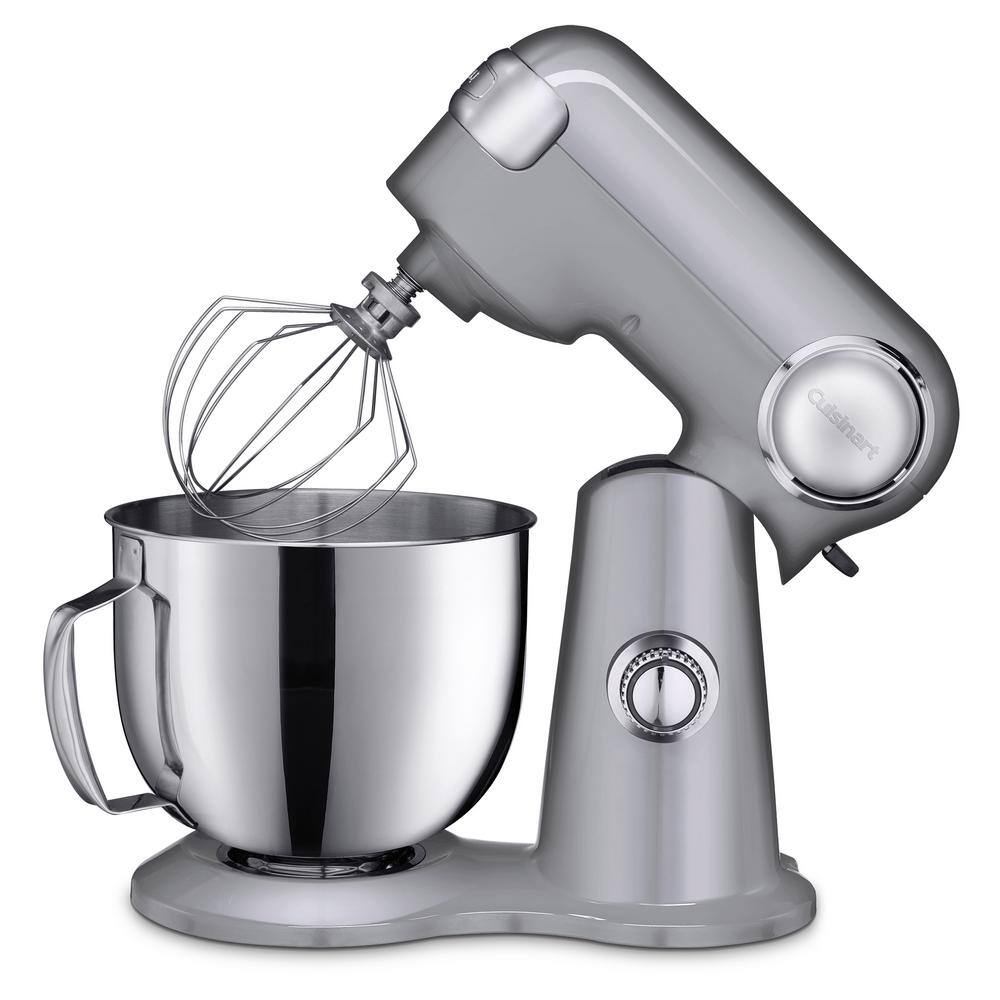 Cuisinart Precision Master 5.5 Qt. 12-Speed Brushed Chrome Die Cast Stand Mixer with Attachments