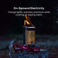 BioLite CampStove Complete Cook Kit Portable Wood Cooking System