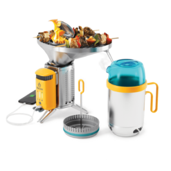 BioLite CampStove Complete Cook Kit Portable Wood Cooking System