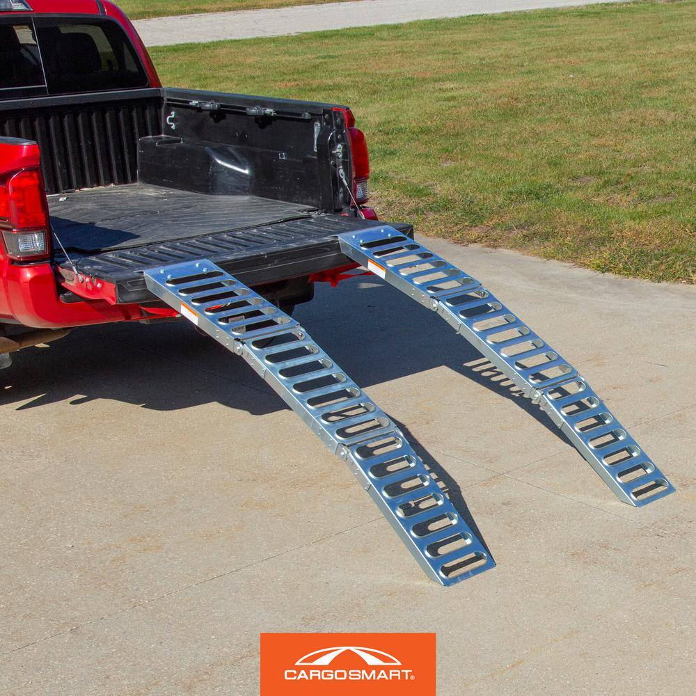 CargoSmart 9 in. W x 72 in. L 500 lb. Capacity Steel Tri-Fold Truck Loading Ramp (Includes 1 Ramp)
