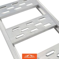 CargoSmart 12 in. W x 78 in. L 1250 lbs. Capacity Aluminum Straight Fixed Truck Loading Ramp with Treads (Includes 2 Ramps)