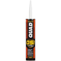 OSI QUAD Advanced 10 fl. oz. Clay #333 Exterior, Window, Door, and Siding Caulk Sealant (12-pack)