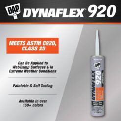 DAP Dynaflex 920 10.1 oz. Clay CL500 Window, Door and Siding Premium Exterior Sealant (12-Pack)