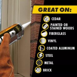 OSI QUAD Advanced 10 oz. Clear #000 Exterior, Window, Door, and Siding Caulk Sealant (12-pack)