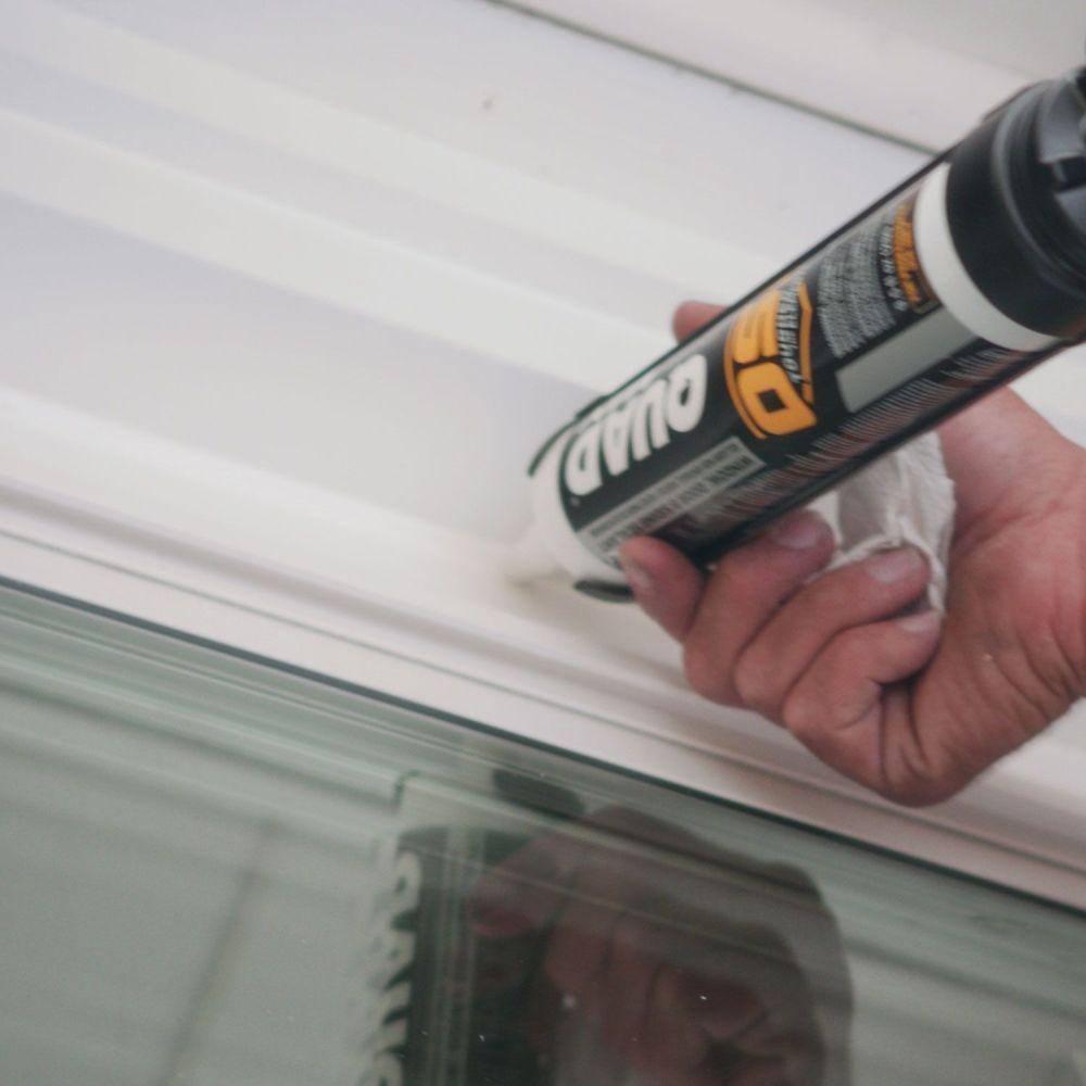 OSI QUAD Max 9.5 fl. oz. Clear #000 Exterior, Window, Door, and Siding Caulk Sealant (12-pack)