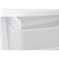 Sterilite 25.625 in. H x 15.25 in. W x 21.875 in. D Home 3 Drawer Wide Storage Cart Container with Casters (4-Pack)