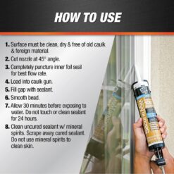 DAP Silicone Max 2.8 oz. Clear Premium Window, Door and Siding Silicone Sealant (12-Pack)