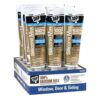 DAP Silicone Max 2.8 oz. Clear Premium Window, Door and Siding Silicone Sealant (12-Pack)