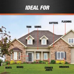 DAP Silicone Max 2.8 oz. Clear Premium Window, Door and Siding Silicone Sealant (12-Pack)