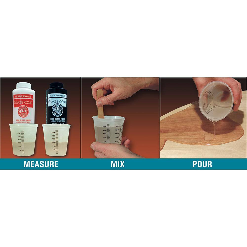 FAMOWOOD 1 Gal. Glaze Coat Clear Epoxy Kit (2-Pack)