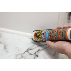 Gorilla 10 oz. Waterproof Caulk and Seal 100% Silicone Sealant Clear ( 12-Pack)