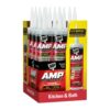 DAP AMP Advanced Modified 9 oz. Crystal Clear Polymer Kitchen and Bathroom Sealant (12-Pack)