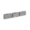 Vigoro Decorative Faux Stone 90 ft. x 2.7 in. Dark Gray Plastic No-Dig Landscape Edging Kit