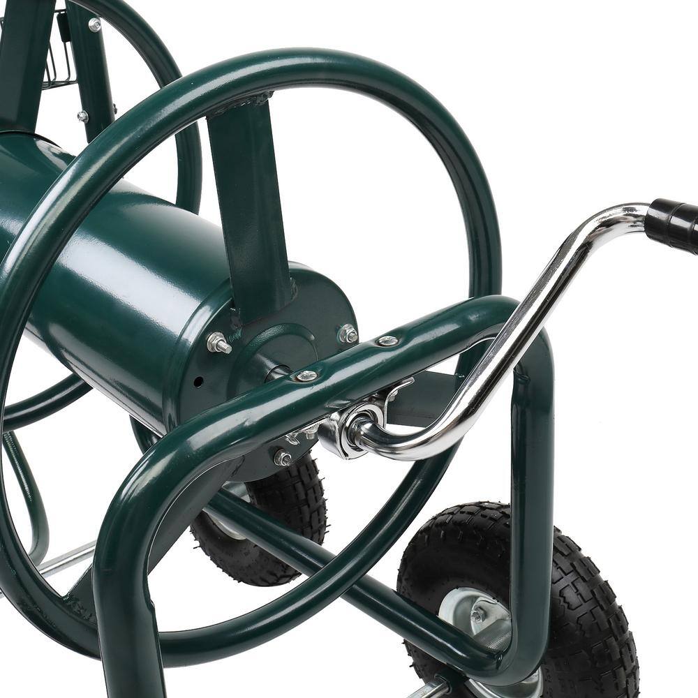 Karl home Iron 4-Wheel Hose Reel Truck