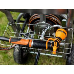 Giraffe Tools Heavy-Duty Industrial Hose Reel Cart with Wheels, 5/8 in. to 250 ft. Hose Capacity, Hose Guide Installed