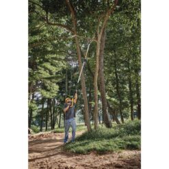 DEWALT 20V MAX 8in. Cordless Battery Powered Pole & Chainsaw with 8in. Bar & Chain (34 Link)