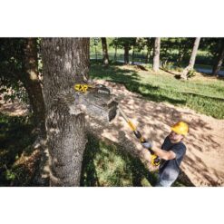 DEWALT 20V MAX 8in. Cordless Battery Powered Pole & Chainsaw with 8in. Bar & Chain (34 Link)