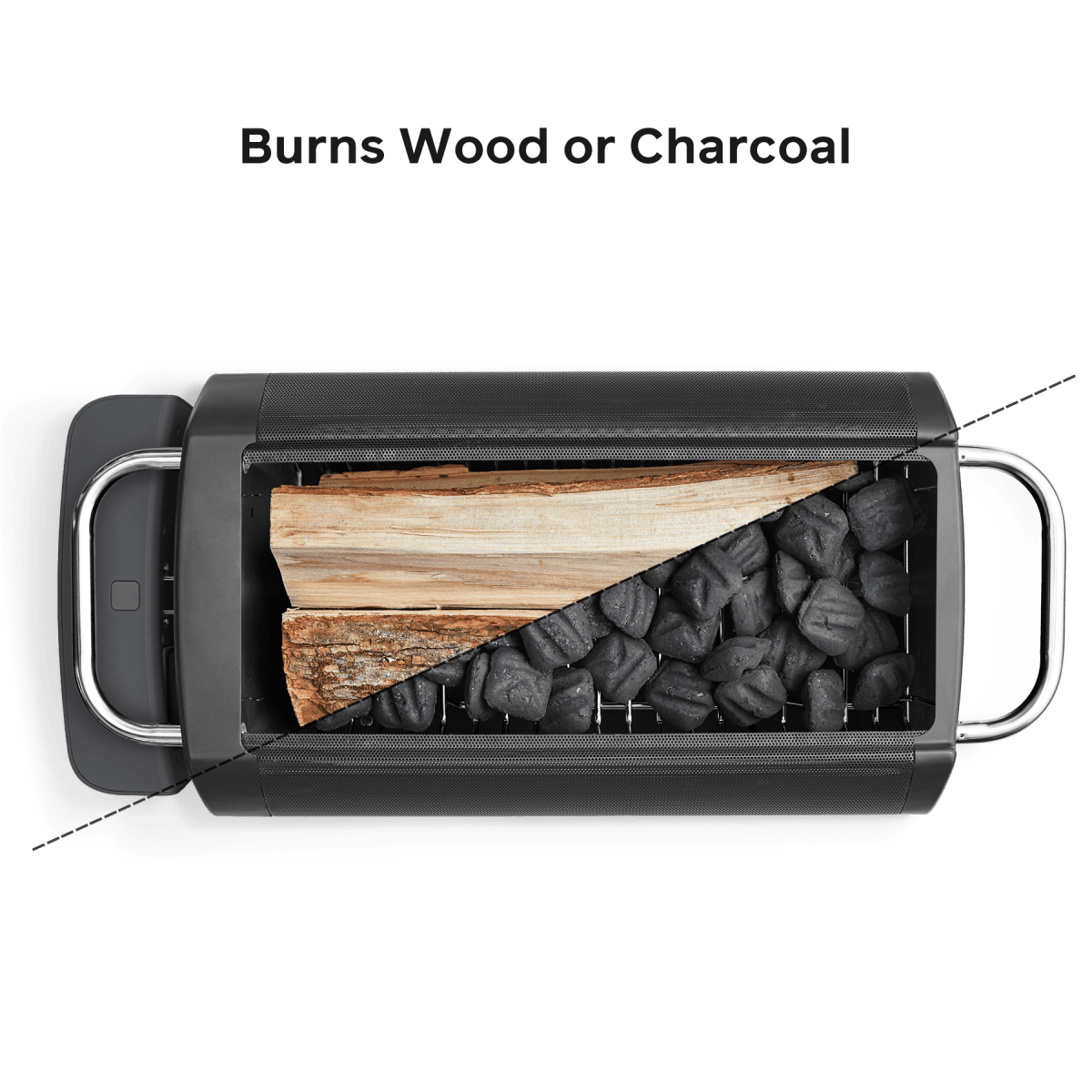 BioLite FirePit+ Smokeless Fire Pit and Grill, Charcoal and Wood Burn with Integrated Fan