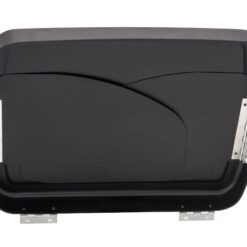 Flame King 2 Burner Built-In RV Trailer Stove with Wind Shield
