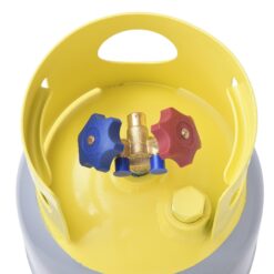 Flame King 30 lb Refrigerant Recovery Cylinder Tank with SCG Y-Valve
