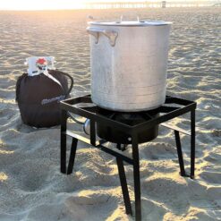 Flame King Heavy Duty 200,000 BTU Propane Gas Single Burner Cooker