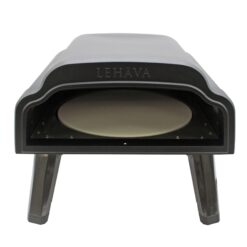Flame King Outdoor Portable 14-inch Propane Pizza Oven Gas 360 Degree Rotating Stone