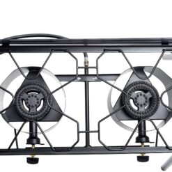 Flame King Outdoor Propane Double Dual Burner Cooker Stove